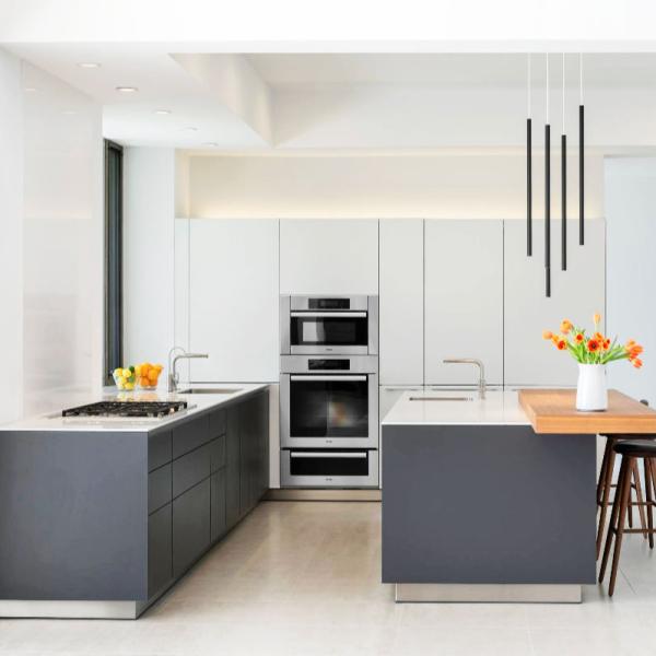 1500MM Acrylic Panel Solid Timber Kitchen Cabinets Oak Island Kitchen Cabinets