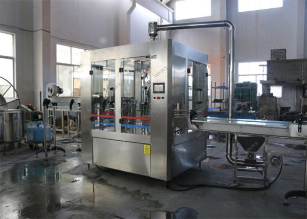 Large Beer Filling Machine , Industrial Beer Brewing Equipment System Stainless Steel