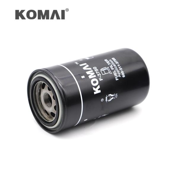 Filtro de combustível genuíno da cor preta, filtro de combustível diesel 600-311-3750 FF5488 do caminhão