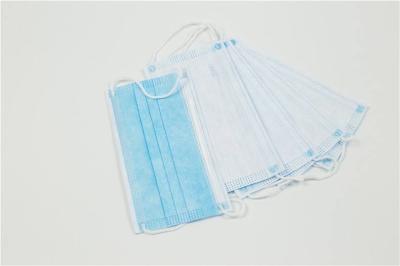 Ears Hanging Disposable 3 Ply Face Mask Health Protective Anti Pollution
