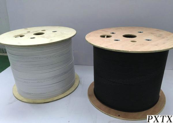 Outdoor 12 Core FTTH Fiber Drop Cable Single Mode Optical Fiber Cable