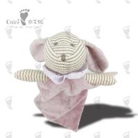 Adorable peluche bébé doudou jouet doudou carré câlin 26 x 26 cm