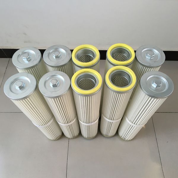 Cylindrical Industrial Filter Cartridge Dust Collection Equipment Filter Element Dust Removal Filter