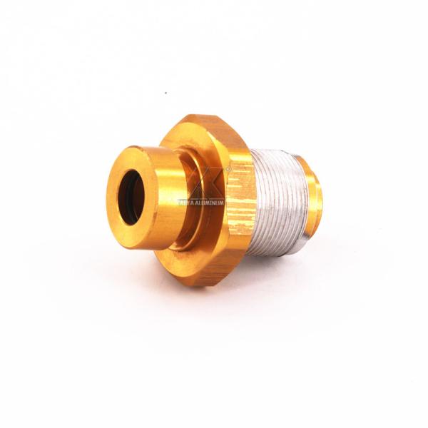 6061 T6 Cnc Aluminum Profile Metal Turning Female Threaded Brass Pipe Fittings