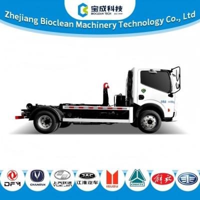 8.3m3 6.5ton Used Hook Lift Garbage Truck Diesel Powered Automatic Dumping