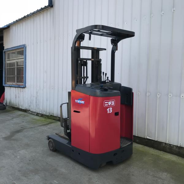 Energy Saving NICHIYU 1.3T Used Battery Stacker Crane For Efficient Material Handling