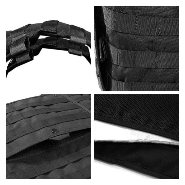 Protective Kevlar Adjustable Body Armor Plate Carrier Military Tactical Bulletproof Vest With NIJ IIIA