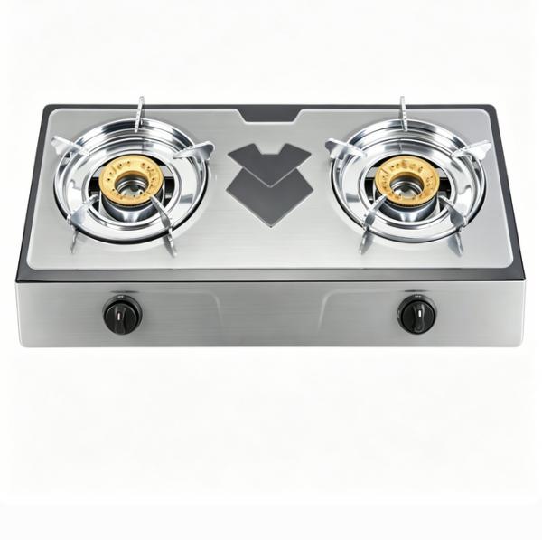Manufacturer Stainless Steel Tabletop 2 Burner Natural Stove Kitchen OEM ODM