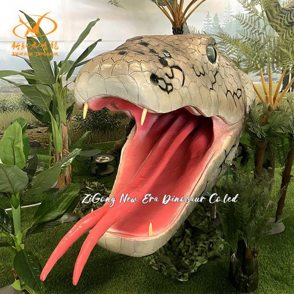 Scary Simulated Animals Snake for Zoo Park and animal Theme Events