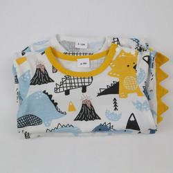 Customized Design Cotton Spandex Baby jumpsuit Romper Newborn Long Sleeve Plain Organic Cotton Baby Bodysuit Pajamas