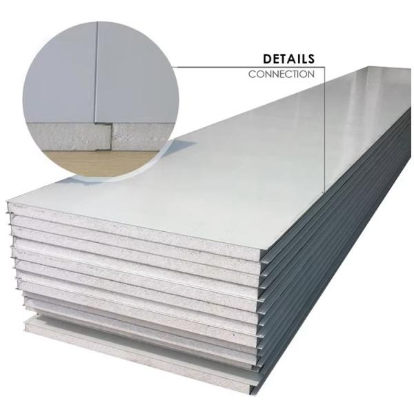 Material de painel não metálico Painel de sanduíche de espuma de metal EPS para armazém de fácil instalação