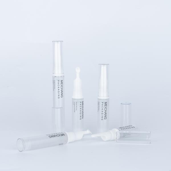 5ml 10ml 15ml 20ml Small Airless Lotion Pump Bottle for Eye Serum Cream with Massage Head