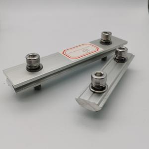 Clampe de milieu en aluminium sur acier H pour le montage de panneaux solaires