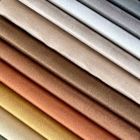 Velvety Soft Suede Fabric Easy Care Polyester For Sofas Beds In Stock Now