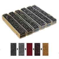 Mat d'entrée en aluminium pour porte tournante