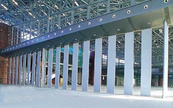 Room Movable Walls Bi Fold Glazed Internal Doors For Office 100mm Panels