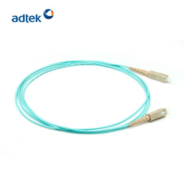 Cable Jumper Multimode Fiber Patch Cord SC/UPC-SC/UPC Simplex OM3 PVC