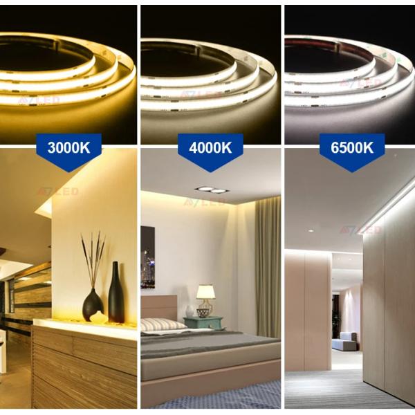 High-Density 5-Meter Reel-to-Reel PCB 320 LED Strip Light with 3000K/4500K/6500K UL Listed IP20 Rated
