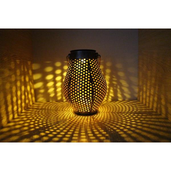 Iron Hollow 12.5x17cm LED Solar Hanging Lights