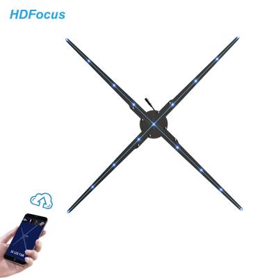 HDFocus 3d Hologram 100cm in the Air Advertising Display Outdoor Video Holographic Projector 3d Hologram Fan