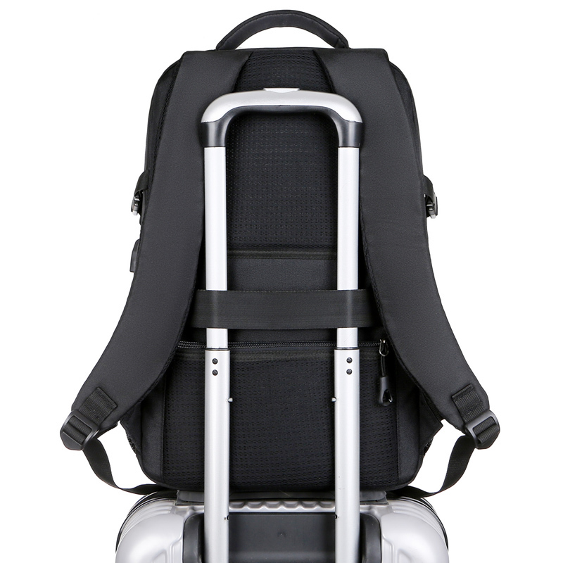 Laudtec Waterproof Pu Laptop Backpack Classic 15.6 Inch Usb Charging Shoulder Strap Bag Travel Business Custom Logo Dnb131 Wholesale OEM/ODM/Private Label