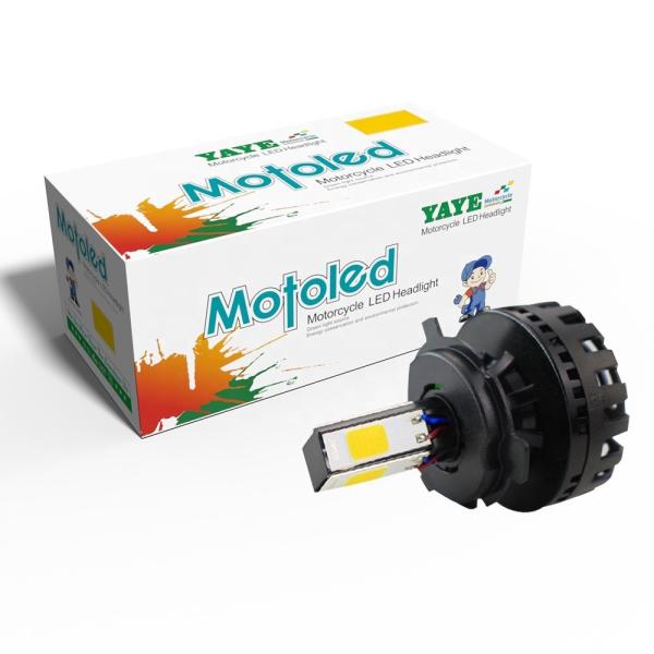 Дизайн бокового излучения H4 светодиодный фары мотоциклов Простая установка водо