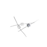 UL Recognized Axial Termination Coaxial Gas Discharge Tube With 2 Electrodes And 1pF Capacitance