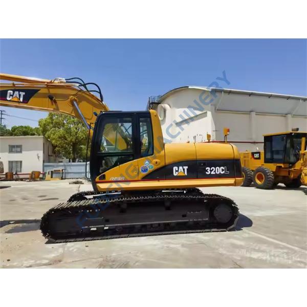 High Quality Original Used Lengthened Widened Crawler CAT 320CL 20Ton Excavator for Mining Construction