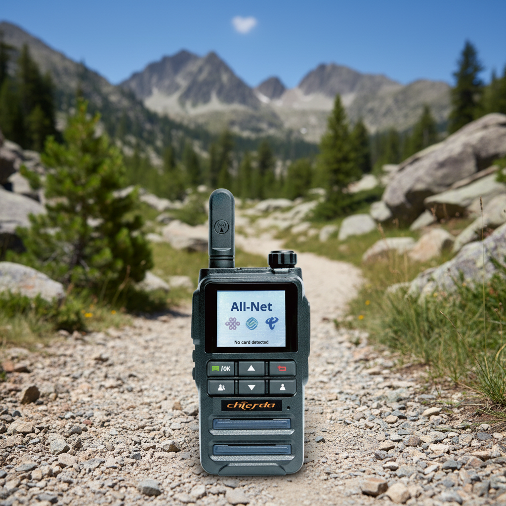 Chierda CD-A7 PLUS 4G POC Two Way Radio with 1500-2000mAh Battery and >50km Range for Fleet Logistics