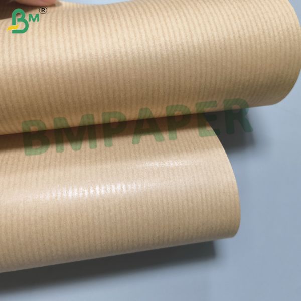 Brown Unbleached MG Ribbed Kraft Paper 40 - 100gsm For Sacks & Bags