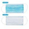 Foldable 3 Ply Face Mask Biodegradable For Food Processing / Daily Cleaning