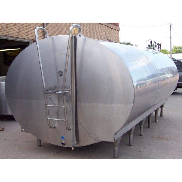 1000 L Sanitary Stainless Steel Storage Tank Fresh Milk Cooling Storage
