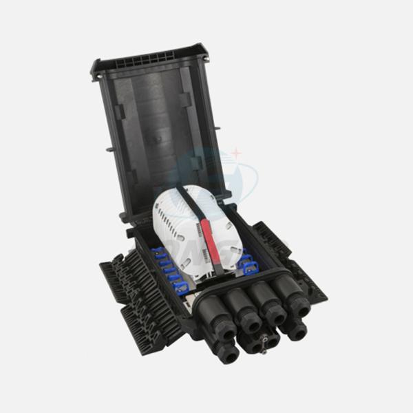 Maximum Fusion 288Cores  Horizontal 4 Inlet 4 Outlet Ports Fiber Optic Splice Closure