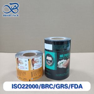 ​​Aluminum Laminated Food Film  High Barrier Heat Resistant Freshness & Moisture Proof for Meat / Snacks / Dairy FDA Certified