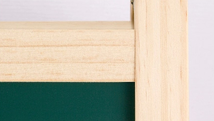 Decorative Framed Magnetic Board For Kids , Wood Framed Dry Erase Board