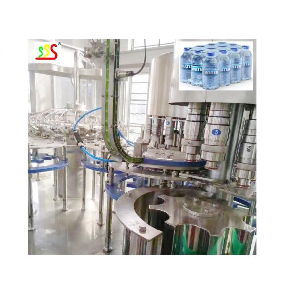 Машины завалки и упаковки производственной линии воды напитка 3000 Bottles/H