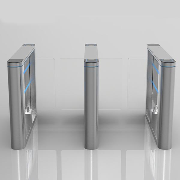 800mm Lane Width DC Motor Swing Barrier Turnstile For Subway