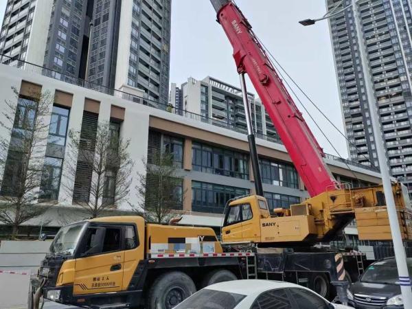 Grue sur camion Sany 80T STC800T6, grue de levage lourde, grue d'occasion 2020
