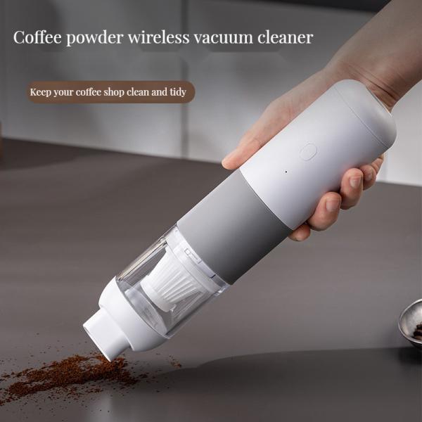 Eco-Friendly Small Rechargeable Desktop Coffee Powder Cleaner for Countertop Cleaning