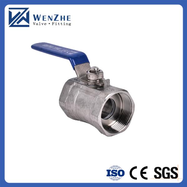 Поддержка на заказ ODM Серебряный женский шаровой клапан из нержавеющей стали для промышленных нужд