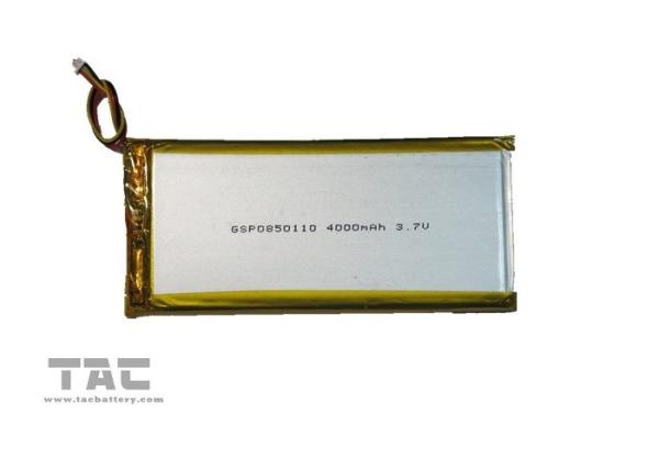 Polymer Lithium Ion Battery GSP035088 3.7V 1500mAh With PCB For Electrical Toy