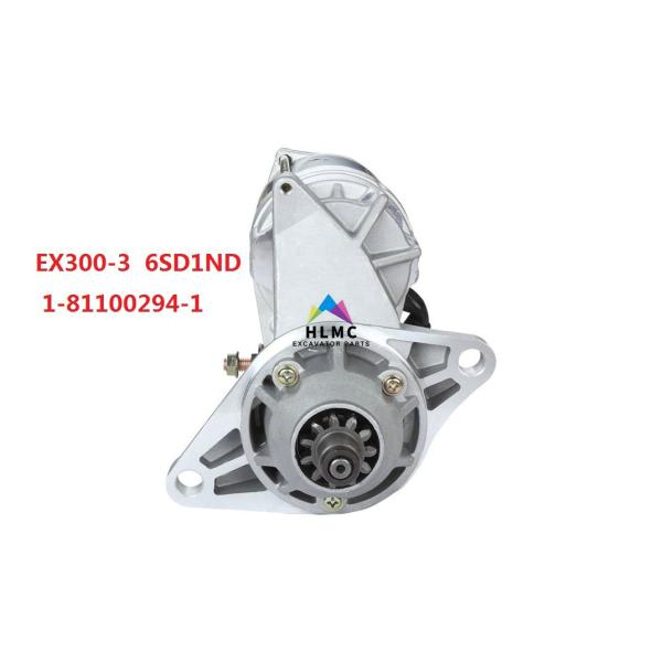 Excavator Parts Hitachi Excavator Isuzu Engine Starting Motor 6SD1ND 1-81100294-1 1811002460
