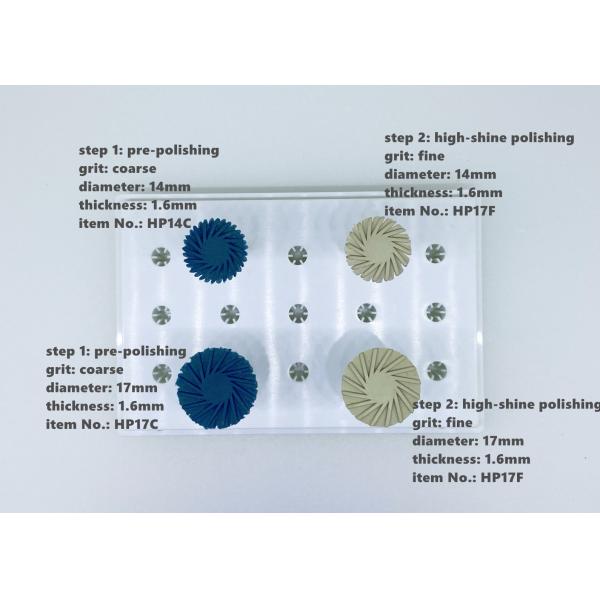 Rubber Silicone Polishing Wheels Whirlwind Sintered Porcelain Diamond Dental Bur