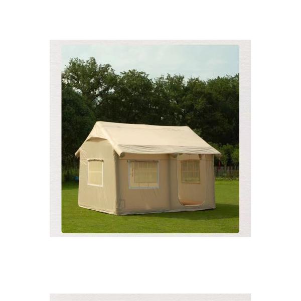 Oxford Fabric Inflatable Air Tourist Large Canvas Cabin Tent for Family Outdoor Camping