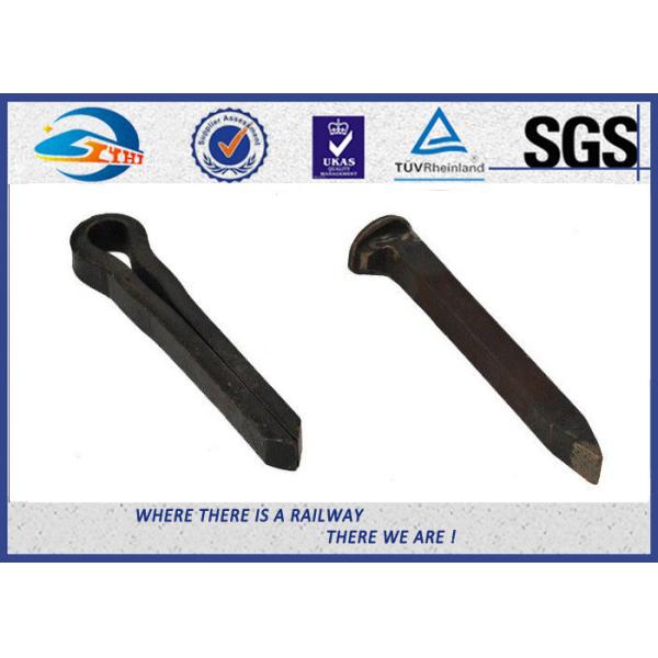 Q235 / 35# Sleeper Lag Screw Track Spikes Railway Fastening System