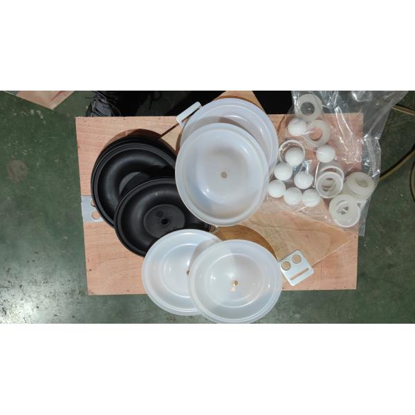 Pneumatic Diaphragm Pump For Acid Ethanol, Double Diaphragm Material On Plastic / SS316