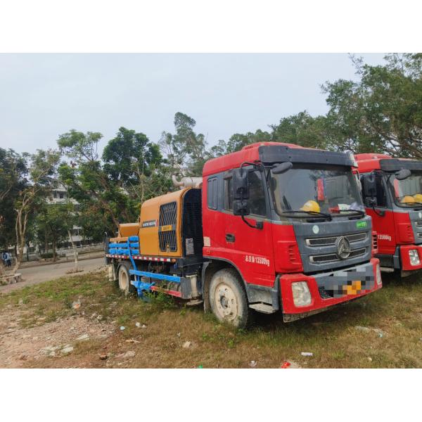 Small Portable Mobile Diesel Electric Hydraulic Trailer Loaded Micro Concrete Pump Cement Pump