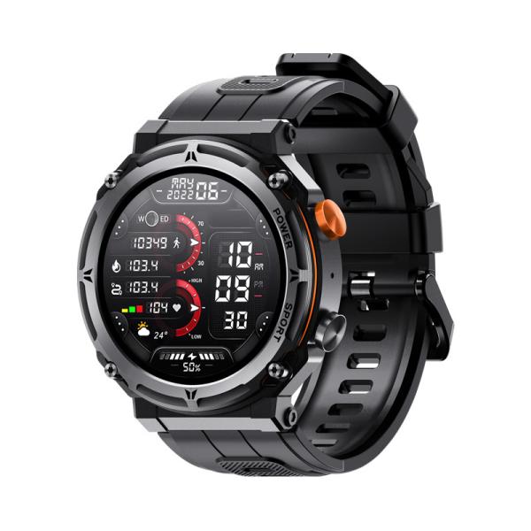1Écran tactile AMOLED de 32 pouces, appels, moniteur de fréquence cardiaque, moniteur de remise en forme, étanche IP68