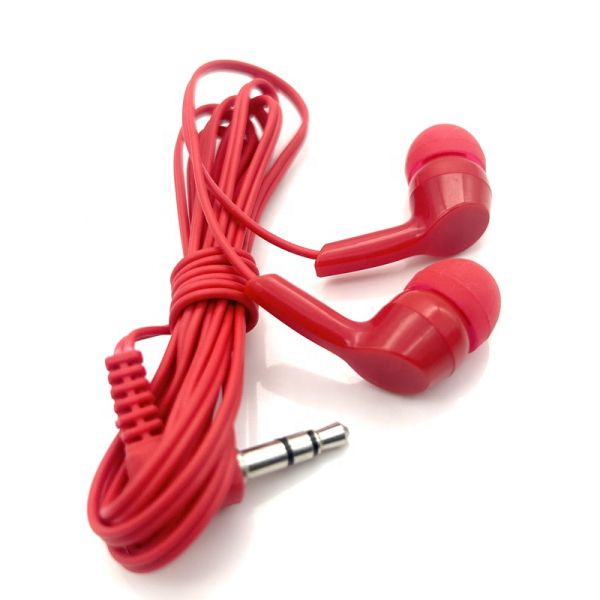 Comfortable Convenient Disposable Earphones Model HE-005 PVC ABS Airplane Headphone with Private Mold and Durable Design
