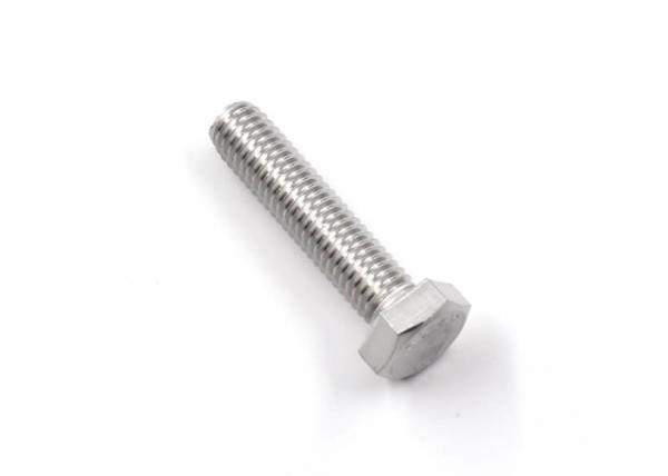 ASME B18.2.1 Stainless Steel Hex Head Screws For Food Processing Machines